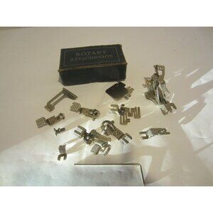 GREIST group of sewing machine attachments ruffler feet foot 12